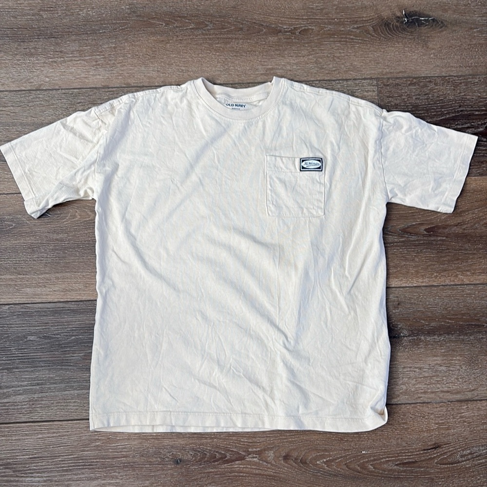 Cream Pocket T-Shirt
